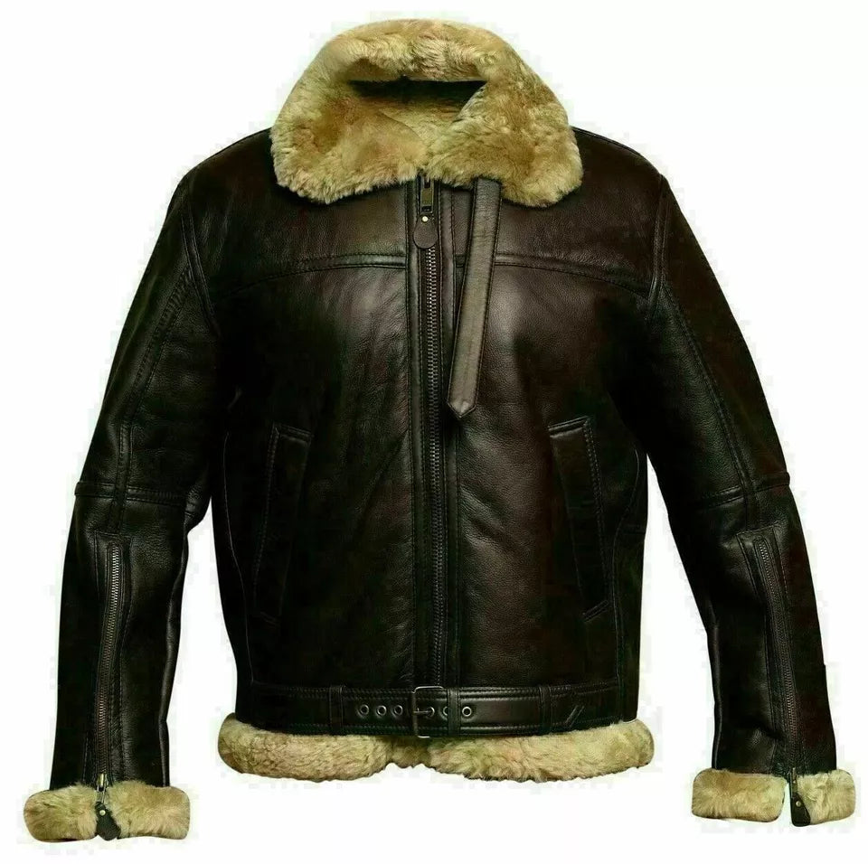 Nomad Shearling Aviator – Classic Winter Leather Luxequir Vogue