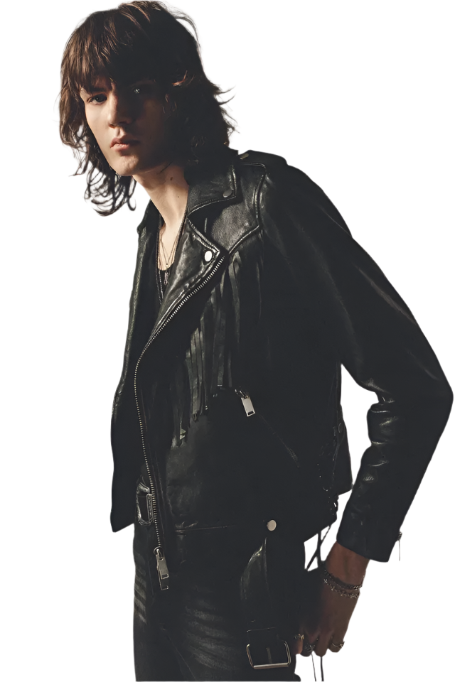 Midwest Fringe Rider – Classic Black Leather Luxequir Vogue