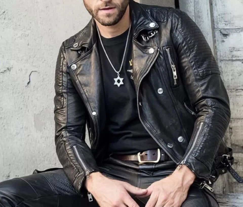 Black Rebel Biker – Premium Lambskin Leather Luxequir Vogue