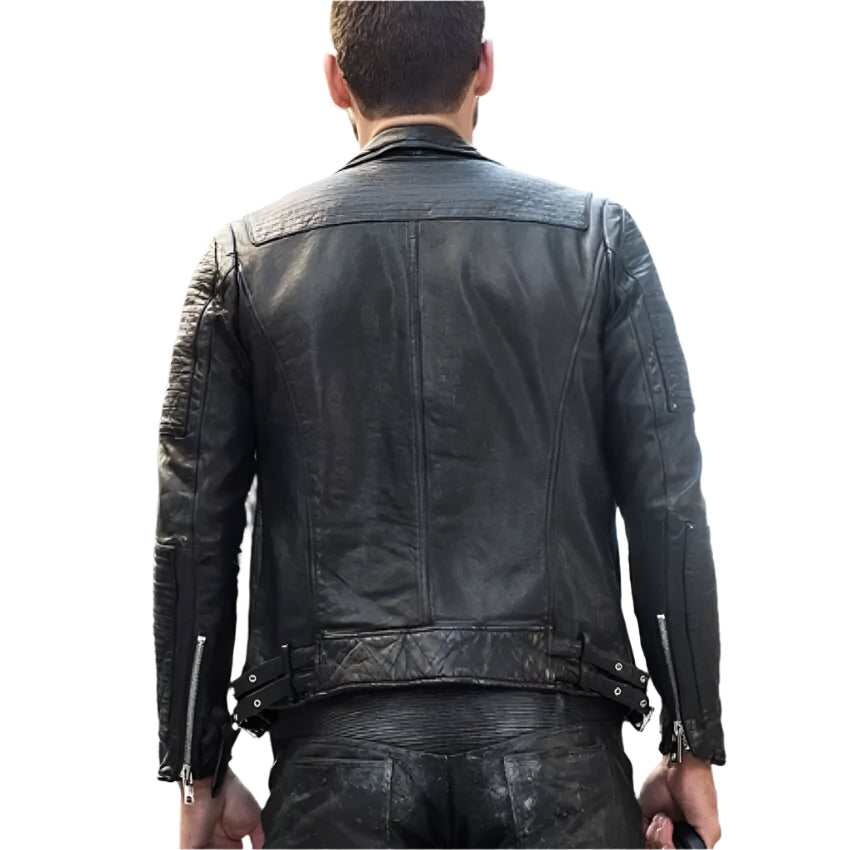 Black Rebel Biker – Premium Lambskin Leather Luxequir Vogue