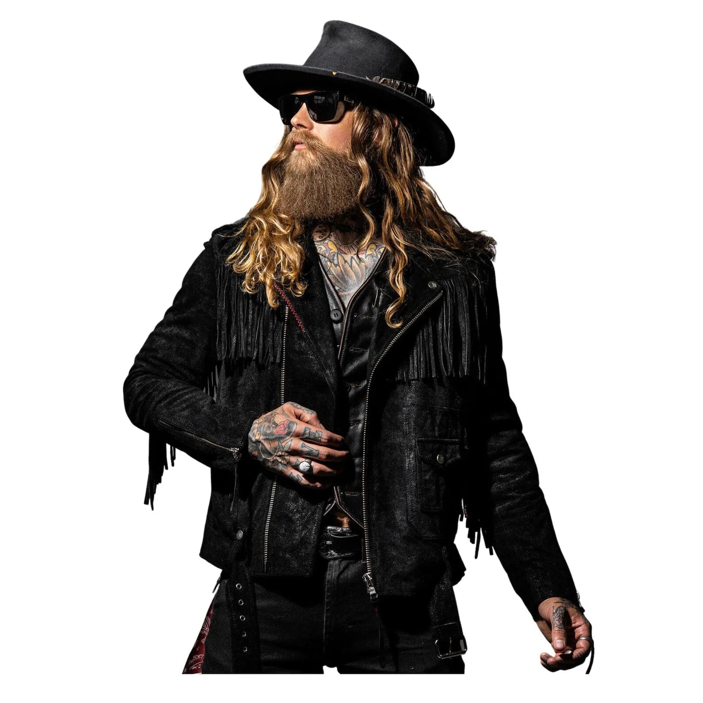 Blackrock Fringe Rider – Suede Leather Western Jacket Luxequir Vogue