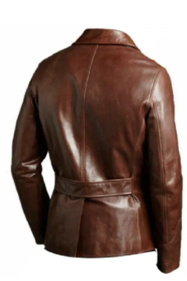 Vintage Authority – Men’s Classic Brown Leather Field Jacket Luxequir Vogue