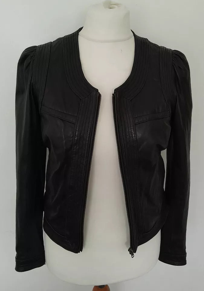 NEXT Nova Curve – Women’s Soft Real Leather Sculpted Jacket Luxequir Vogue