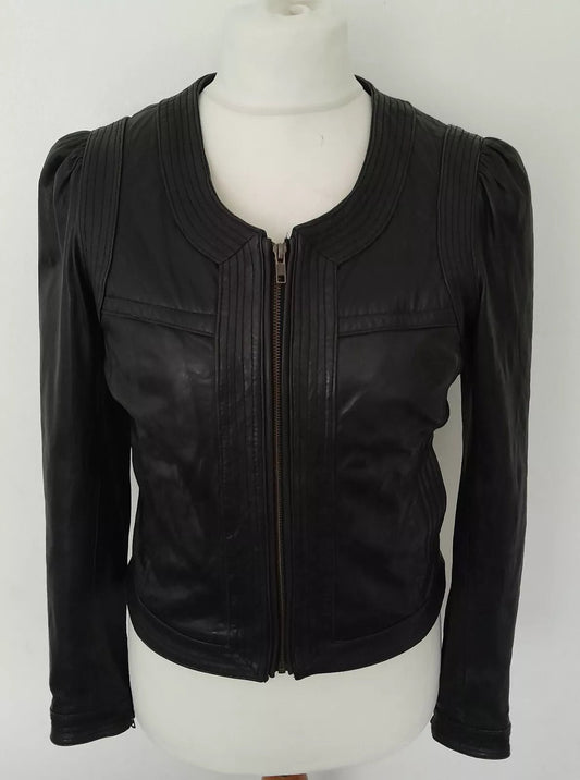 NEXT Nova Curve – Women’s Soft Real Leather Sculpted Jacket Luxequir Vogue