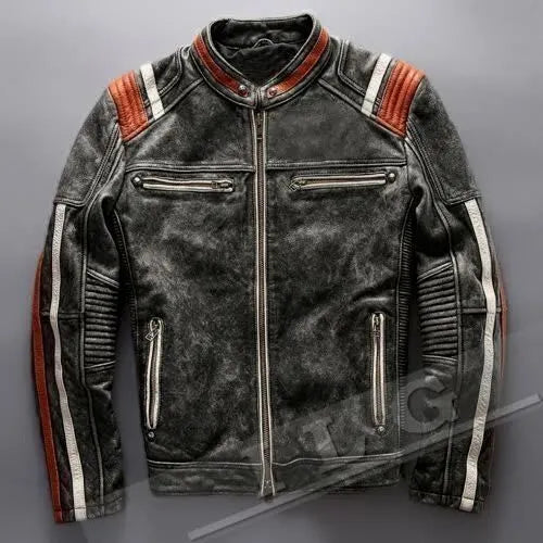Nightshift Racer – Lambskin Biker Jacket Luxequir Vogue