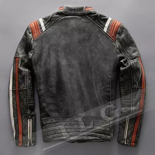 Nightshift Racer – Lambskin Biker Jacket Luxequir Vogue