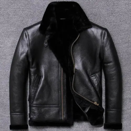 Nordfell B3 Shearling Jacket – Midnight Black Luxequir Vogue