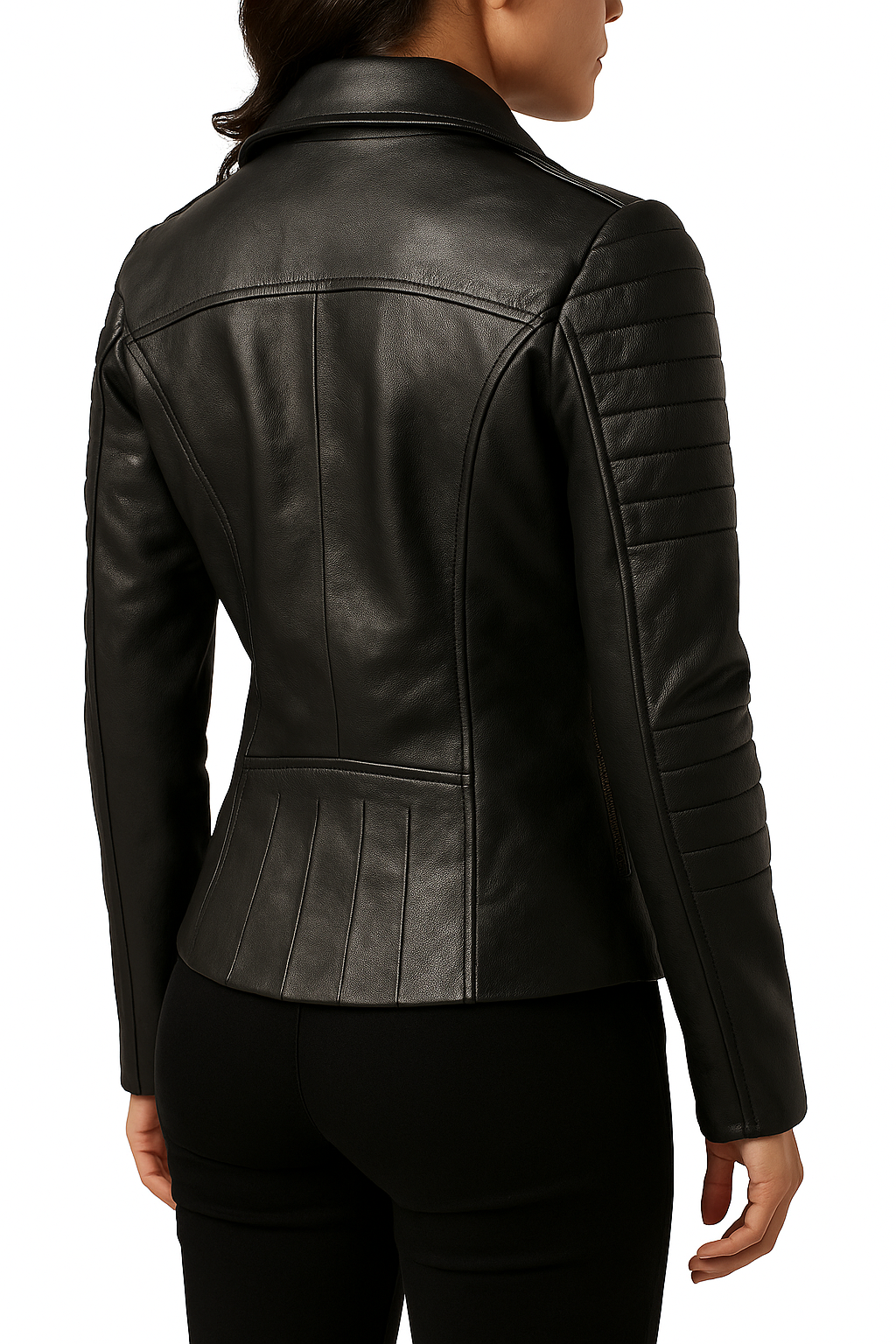 Rust Rebel – Women's Distressed Lambskin Biker Jacket Luxequir Vogue