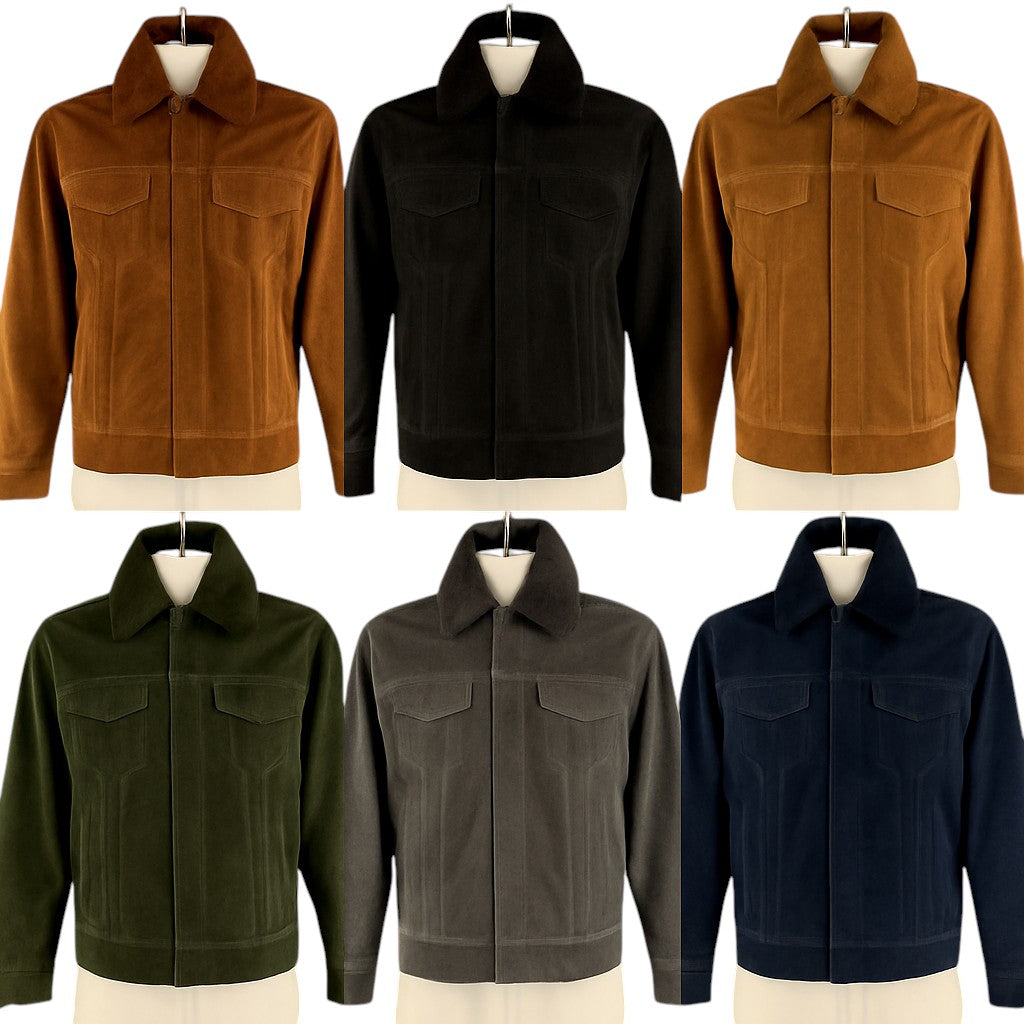 Sable Crest – Luxe Men’s Shearling-Collared Leather Jacket Luxequir Vogue