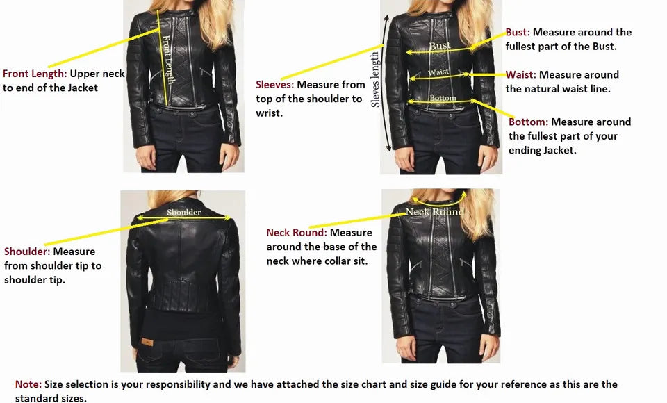 Urban Contour – Women’s Lambskin Peplum Motorcycle Leather Jacket Luxequir Vogue
