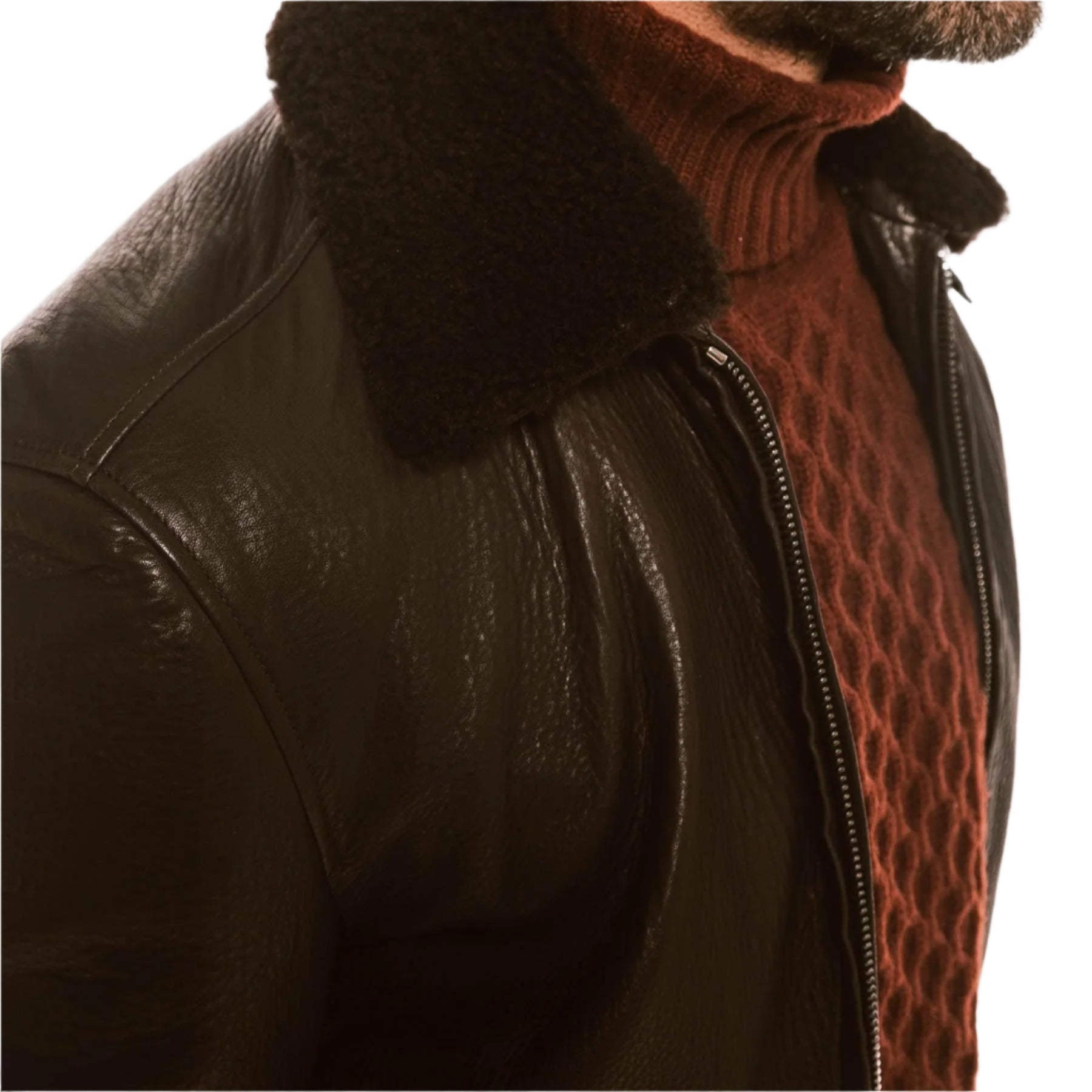 WILD LAMB SPORT JACKET – Brown Shearling Luxe Luxequir Vogue