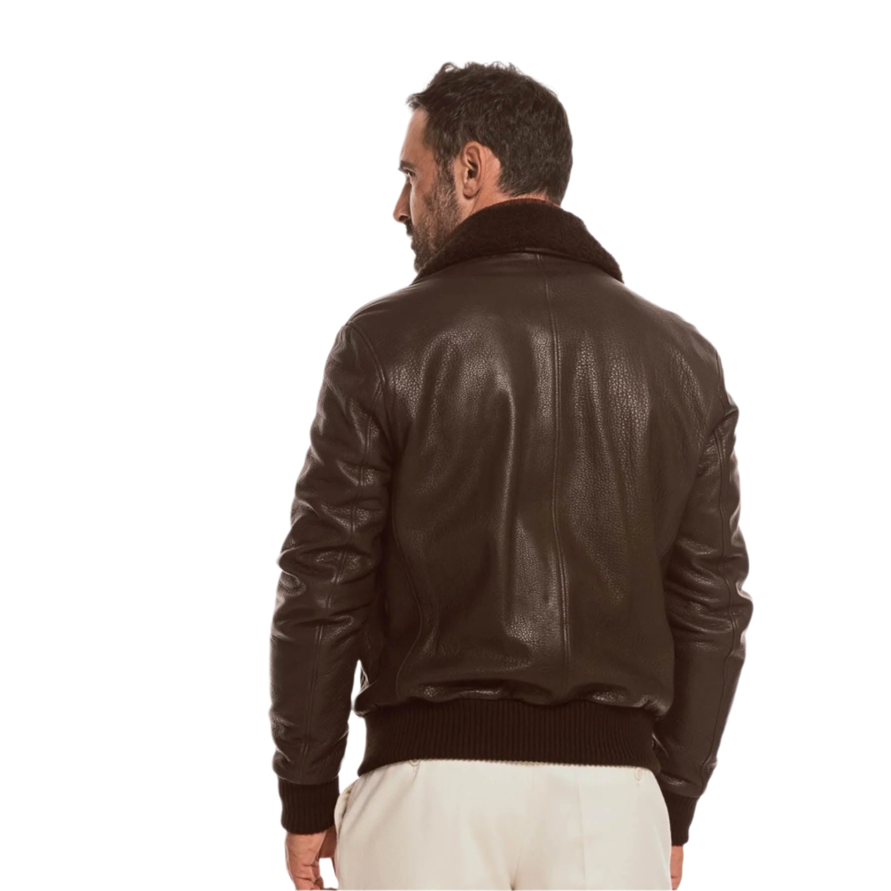 WILD LAMB SPORT JACKET – Brown Shearling Luxe Luxequir Vogue