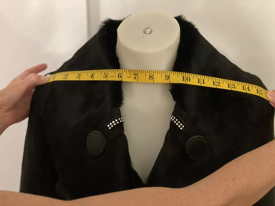 Luxequir-Collection Women Black Fur Sheepskin Coat Luxequir Vogue