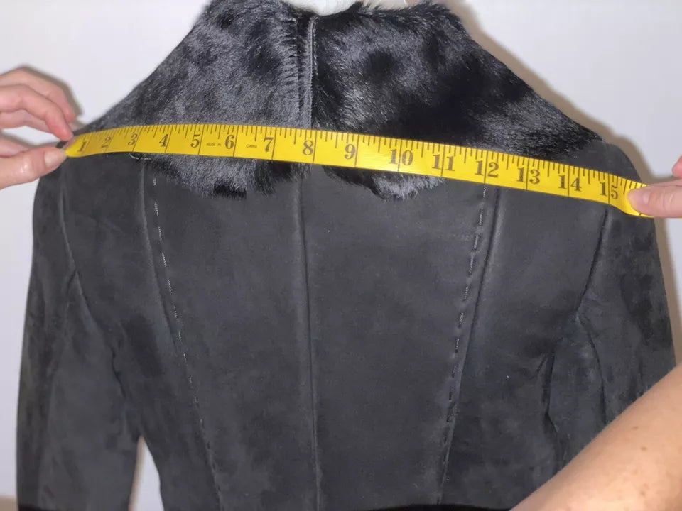 Luxequir-Collection Women Black Fur Sheepskin Coat Luxequir Vogue