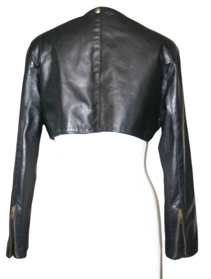 ZipperEdge Cropped Bolero – Women's Slim Fit Lambskin Shrug Jacket Luxequir Vogue